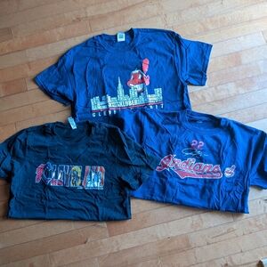 Lot of Cleveland Sports Tshirts - Unisex Medium